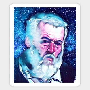 Anaximander Snowy Portrait | Anaximander Artwork 13 Sticker